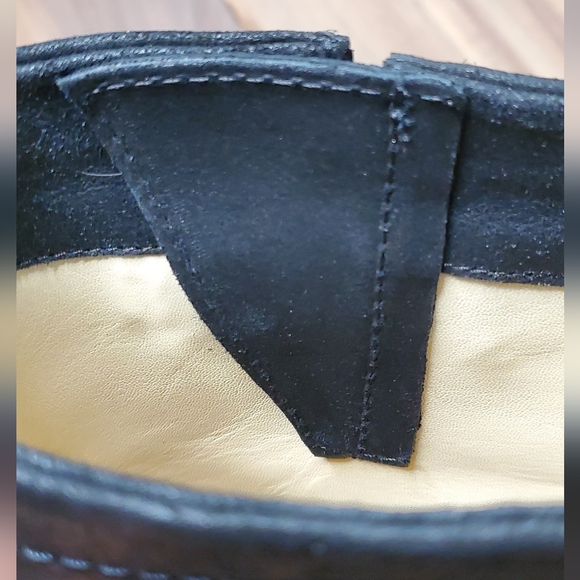 Jimmy Choo Brushed Suede Combat Boots with Crystals, Size 36½ - Picture 11 of 11